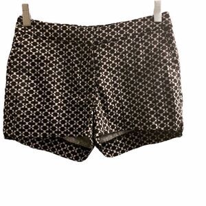 H&M Black and White Print Shorts